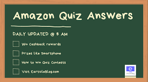 This is going to be good. Amazon Quiz Answers Today 2021 16th April 2020