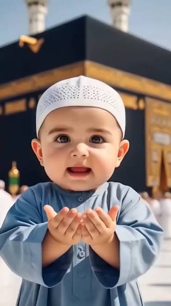 Ethereal Prayer in Mecca at Sunset