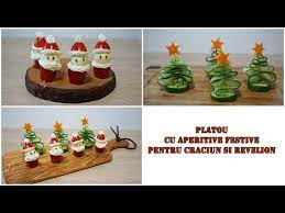 Cine ar fi crezut ca, din niste lucruri pe care le gasesti in orice casa, poti face ornamente asa dragute? Platou Cu Aperitive Festive De Craciun Youtube