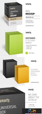Boxes are extremely useful for packing of any product. Box Mockup 45x60x45 Mm 3394990 Freepsdvn