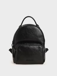 Its shoe and bag collections are always on the money. Black Top Handle Backpack Charles Keith De