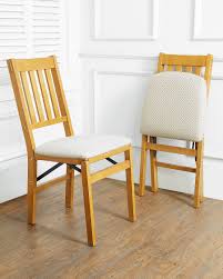 Stakmore Arts And Craft Folding Chair Oak Frame Blush Fabric Meco