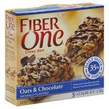 To turn this into a yummy knife and fork dessert, forget the wooden s. Fiber One Chewy Bars Oats Chocolate 5 1 4 Oz 40 G Bars 7 Oz 200 G Rite Aid
