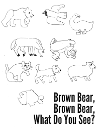 Brown bear brown bear coloring activity. Pin On Activities