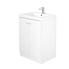 Alpine Duo 600 Basin And Floorstanding Vanity Unit Gloss White Bathstore Vanity Units Basin Stylish Storage