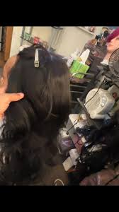 #wiginstall #closurewig #glueless #braidedfoundation #halfuphalfdown #bangs  #splitbangs #curtainbangs #curls #ponytail #bigfacez Mar Mar