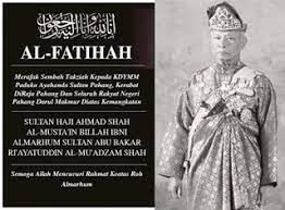Sultan ahmad shah is a keen sportsman and was the president of the malaysian football association (fam) from 1984 until 2014, the president of asian football confederation (afc) until 2002 and asean football federation (aff) 2011. Cik Bunga A K A Ciktim Sultan Ahmad Shah Mangkat Hari Ini Pahang Berdukacita