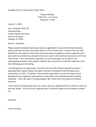 Example Of Cover Letter Early Career Nurse Free Resume Sample Cover Letter Example Cover Letter For Resume Resume Template Examples