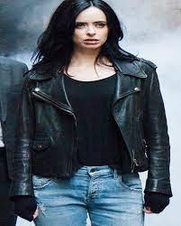 Pin On Jessica Jones The Defenders Biker Jacket