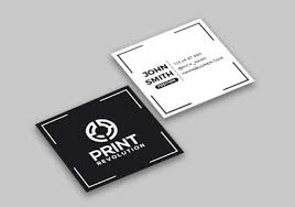 Square business cards are compact, handful and striking. Get Square Business Cards Service Online