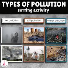 Types Of Environmental Pollution Sorting Activity Pollution Activities Sorting Activities Pollution Lesson
