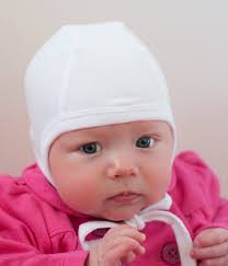 Buy Baby Pilot Cap, Solid White Knit Hat, Hearing Aid Cap,haloween Custom,  Baby Gift, Baby Shower Gift, Hat With Ties, Toddler Knit Cap Online in  India
