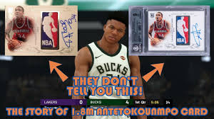 Get the best deals on rookie giannis antetokounmpo basketball trading cards. The Story Of Giannis Antetokounmpo 1 85 Million Card Youtube