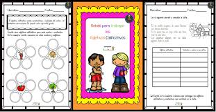Inglés 1º 18 de marzo. Actividades Para Repasar Los Adjetivos Calificativos Imagenes Educativas