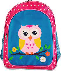 Zeniko ZEN-TZB7019 3 Zip School Bag, Owl : Amazon.sg: Fashion