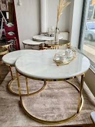 Couchtisch marmor gold in niedersachsen göttingen ebay kleinanzeigen, couchtisch marmor gold, couchtisch perlato 2er set marmor platte gold couchtische beistelltische wohnzimmer möbelwerk. 2er Set Couchtische Aus Echtem Marmor In Gold O Silber In Munchen Altstadt Ebay Kleinanzeigen