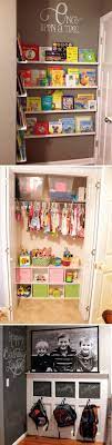 Store items behind the door. Creative Storage Ideas To Organize Kids Room Kids Rooms Diy Kids Room Organization Bookshelves Kids