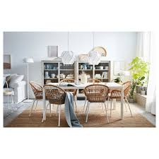 Nilsove Armchair Rattan White Ikea Rattan Dining Chairs Ikea Chair Dining Chairs