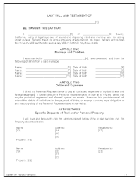 You have to select an executor under the terms of your last will & testament. Printable Last Will And Testament Forms California Fill Out And Sign Printable Pdf Template Signnow