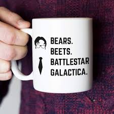 We make shopping quick and easy. Funny Ceramics Coffee Mug Dwight Schrute Quote Bears Beets Battlestar Galactica Office Inspired Milk Mug Christmas Birthday Gift Mugs Aliexpress