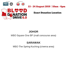 The spring mall, kuching address: Mbo Cinemas On Twitter Kindly Refer The Visuals Below For The Exact Blood Donation Location Of Mbobdd2019 Mbo Square One Mbo The Spring Will Be Starting From 23 August While The