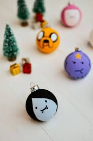 Diy Adventure Time Ornaments The Farmer S Daughter Let S Bake Something Nerdy Christmas Ornaments Nerdy Christmas Adventure Time Crafts