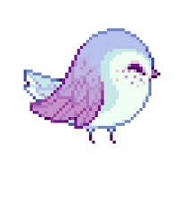 Beautiful Bird Pixel Art Design Pixel Art Pixel Art Tutorial