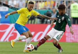 Neymar Propels Brazil Past Mexico Into World Cup Quarterfinals Against Belgium Neymar touches the champions league trophy after losing in the final to bayern munich. neymar propels brazil past mexico into