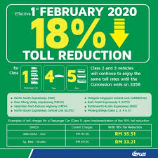 The malaysian expressway system (malay: Toll Fares On Plus Highways Reduced By 18 From Feb 1 No Change In Rates Until Concession Ends In 2058 Paultan Org