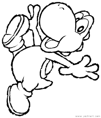 He has a round, ball. Yoshi 15 Paginas Para Colorear Paginas Para Colorear Para Imprimir Dibujos Para Colorear
