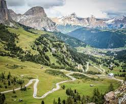 Passo Gardena Alta Badia Dolomiti Paysages Magnifiques Paysage Montagnes