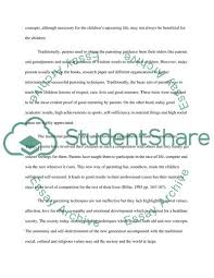 You've got to be charming, personal, mem. Traditional Vs New Parenting Styles Essay Example Topics And Well Written Essays 500 Words
