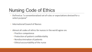 Cite the definition of code of ethics. Senior Citizens Now On Twitter Code Of Ethics For Nurses