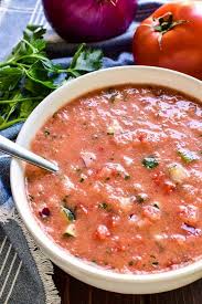 It's such a flavorful recipe! Easy Gazpacho Lemon Tree Dwelling