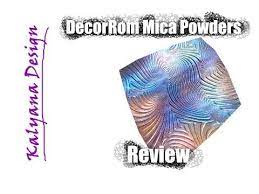 Decorrom Mica Powders Set Review 481 Youtube Mica Powder Mica Powder