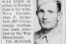 East Tennessee Veterans Memorial Association — McIntosh, Christopher C.