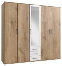 Kleiderschrank paar mit spiegel 3 turen 8 schubladen udine new horizon julie ann stenning dekoration schrank umgestalten schrank design schrank zimmer. Kleiderschrank 225 Cm Mit Spiegel 5 Turig Kaufen