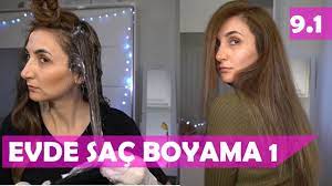 Evde Sac Boyama 1 Sari Sac Boyama 9 1 Nasil Oldu Evdekal Youtube