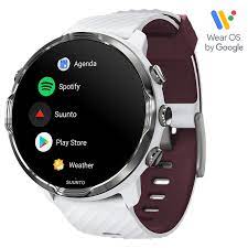 Suunto 7 fitness & lifestyle gps smartwatch suunto 7 is a gps sports watch and smart watch in one, designed to help you get the most out of both your sports and your busy life. Suunto 7 White Burgundy Smartwatch Mit Vielfaltiger Sporterfahrung