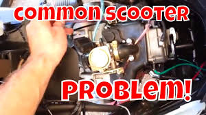 If you don't know where the petcock is, follow the fuel line from the rear/left side of your carb., it'll go to the petcock. Scooter Fuel And Vacuum Line Rolling Wrench