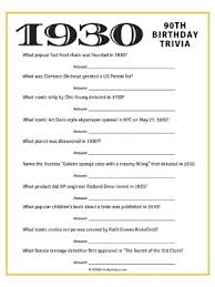 Nov 04, 2021 · be it 21st birthday quiz questions, 30th birthday trivia questions, 50th birthday trivia questions, or 70th birthday trivia questions, we have plenty of great guest of honor trivia questions for all age groups. 90th Birthday Party Ideas 100 Ideas For A Memorable 90th Birthday Celebration