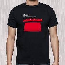Interpol Turn On The Bright Lights Album Cover Mens Black Tshirt Size S To 3xl Fashion Clothing Shoes Accessories Menscl Black Tshirt Album Covers T Shirt