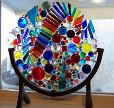 Items Similar To Handmade Fused Glass Art Glass Bubbles On Etsy Fused Glass Art Glass Fusion Ideas Stained Glass Art