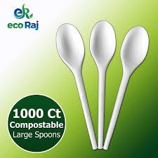 eco raj compostable spoon, 1,000 count