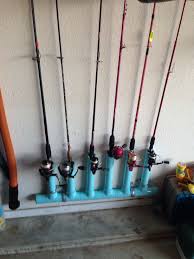 For the diy magnetic fishing pole, i used a 1/2rod from home depot. Pvc Fishing Rod Pole Holder Mounted To The Wall And Out Of The Way No More Tangles Fishing Lures Display Diy Fishing Lures Fishing Rod
