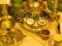 Vishu Kani New Years Eve In Kerala Lunar Calander Vishu Kani Vishu Festival Decorations