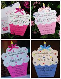 Cupcake Birthday Invitation Invitaciones Para Fiestas Infantiles Invitaciones Invitaciones De Fiesta