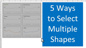 Make sure all the files in the folder are files you wish to select. 5 Ways To Select Multiple Shapes Excel Campus