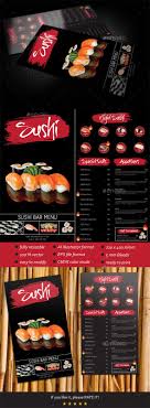 Sushi Bar Menu template | Pinterest | Sushi bar menu, Menu templates ...