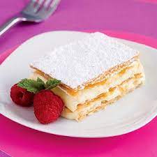 The dough is rolled and stretched into large sheets. Sweet Sensations Classic Dessert Recipe Dessert Recipes Napoleon Dessert